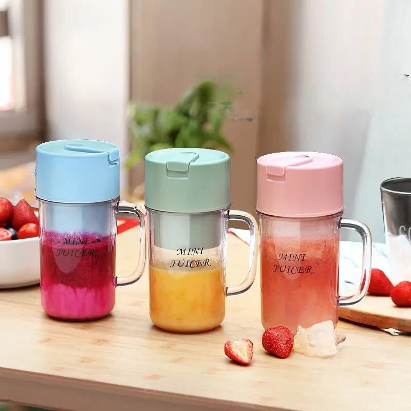 Smoothie Mug Shaped Portable blender With Straw