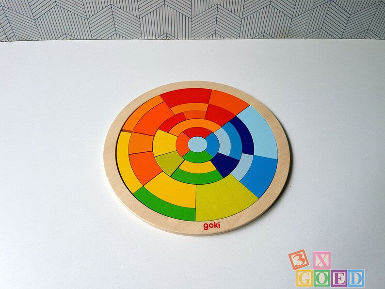 Wooden Circle Puzzle – Bricks Game (size 5×5 Inch) Wooden + Acrylic Material